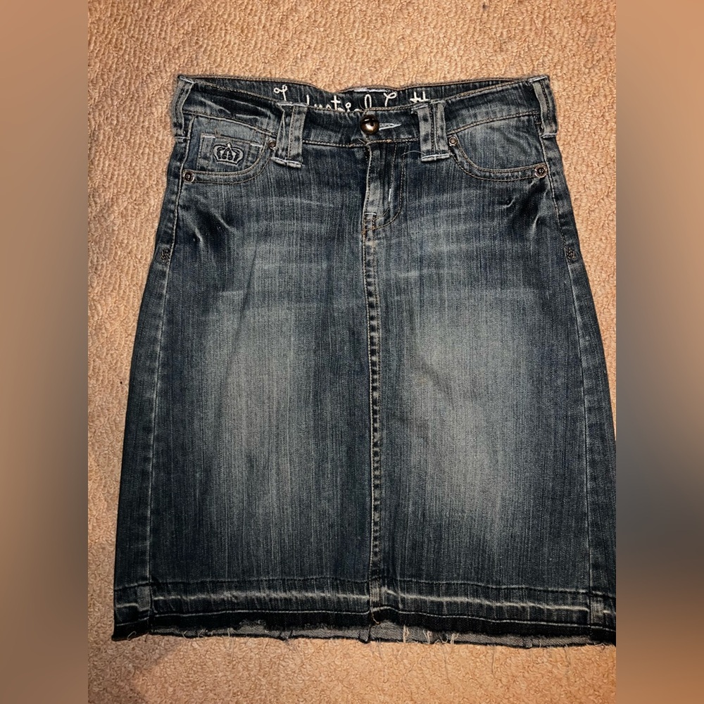 BUNDLE 5 for $50 👗👚 👖 
Industrial Cotton Denim Pencil Skirt - Dark Blue Wash